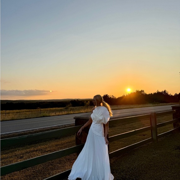 Acler Asymmetrical White Dress - Picture 5 of 6